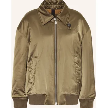 Dámské oblečení Blauer Dámská Saténová Bunda Savin, olivová, 40