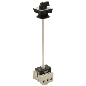 spínač Bezpečnostní vypínač s ovlád. z dveří rozváděče Tracon TS-80/3K 400V, 50Hz, 80A, 3P, 22kW, 64×64mm (Tracon TS-80/3K)