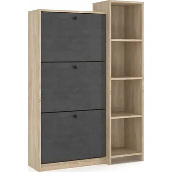 Botník Botník Nabbi 95,2 x 138 x 31 cm dub sonoma