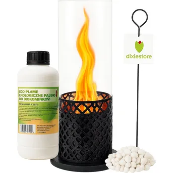 Biokrb Volně stojící biokrb Dixiestore 20 x 50 x 20 cm, černý