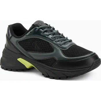 Pánské tenisky Pánské boty Calvin Klein YM0YM01451 Hike Runner Laceup Mesh Mix black/coal/buttercup