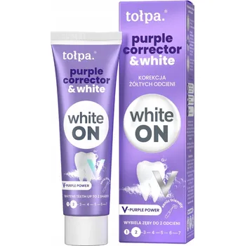 zubní pasta Bělící zubní pasta On White Purple Corrector & White 75 ml Tołpa