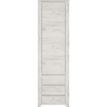 Šatní skříň Skříň Kondela Angel 56 x 190,5 x 40,2 cm bílá