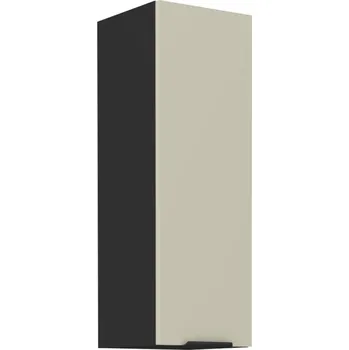 Kuchyňská skříňka Horní kuchyňská skříňka Araka 30 G-90 1F - kašmír / černá