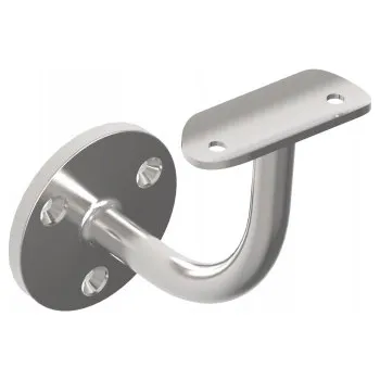 Zábradlí DRŽÁK MADLA NA ZEĎ FI42 80X75 AISI 304 SATÉN