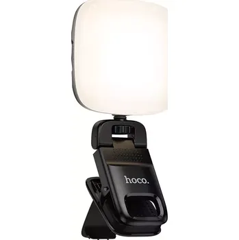 Stojací lampa Mini LED lampa Hoco K29, 9 úrovní stmívání výplňového světla, černá