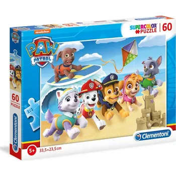 Puzzle Puzzle Supercolor 60 Tlapková patrola