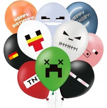 Balónek Hopki sada balónků balon craft 3D narozeniny 10 ks