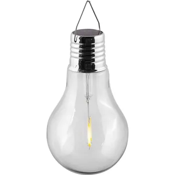 Venkovní osvětlení Žárovka solární lampa 17,5 cm LED 2lm IP44