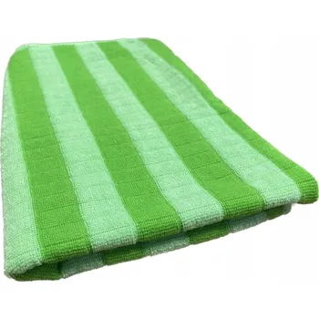 Utěrka Utěrka z Mikrovlákna na OKNA a ZRCADLA, modrá, proužky, 50x60 cm