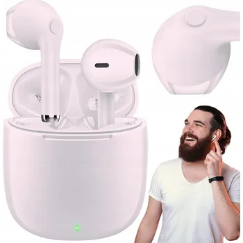 Sluchátka BEZDRÁTOVÁ SLUCHÁTKA DO UŠÍ YOBOLA T9 IPX5 BLUETOOTH 5.1 POHODLNÁ BÍLÁ