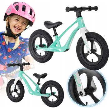 Odrážedlo Odrážedlo ATTABO Brisk S magneziové tyrkysové 12" ultra lehké 3,8 kg