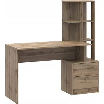 Obdélníkový psací stůl Nabbi 136 x 55 x 138 cm dub