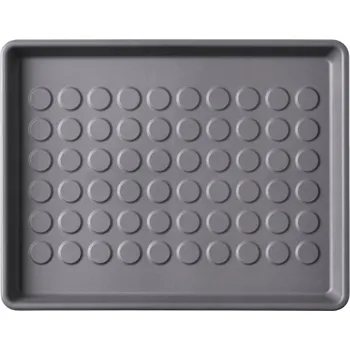 Rohožka IKEA BAGGMUCK Rohožka na boty, do interiéru/exteriéru/šedá, 46x35 cm