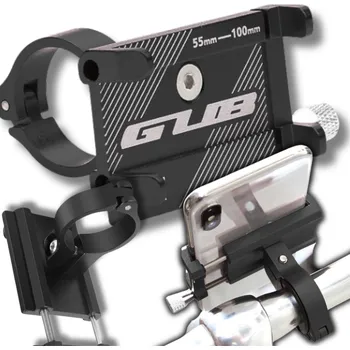 Kovový držák na telefon na kolo, motorku, na řídítka GUB