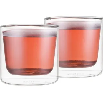 Sklenice Sada 2 ks sklenic na čaj s dvojitým sklem 250 ml