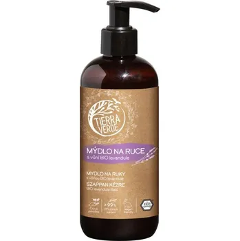 Tierra Verde Tekuté mýdlo na ruce s vůní BIO levandule Velikost balení: 290ml lahvička