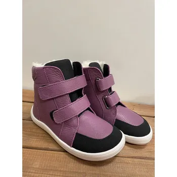 Dívčí tenisky Baby Bare Shoes - Febo Winter MAGENTA Asfaltico Velikost: 29