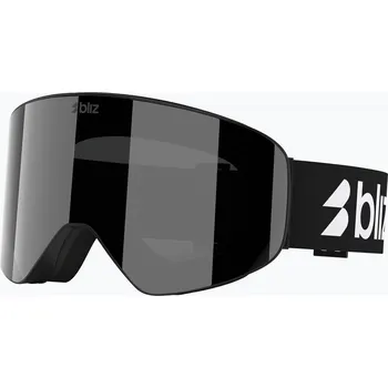 Sjezdové lyžování Lyžařské brýle Bliz Flow matte black/smoke/silver mirror