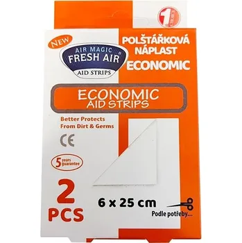 Náplast Polštářková náplast economic 6×25cm 2ks