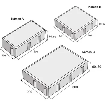 Venkovní dlažba Presbeton zámková dlažba Holland Kombi přírodní 6 cm