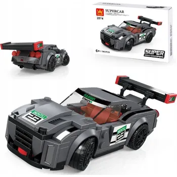 ostatní stavebnice Wange 2874 Stavebnice - Auto GTR Nissan Super Champions 166 dílů