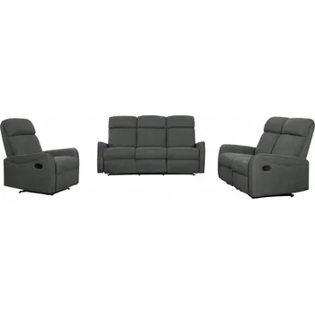 Sedací souprava Sedací souprava 3+2+1 Fasan - tmavě šedá