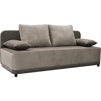 Pohovka Pohovka Kondela 197 x 83 cm látka hnědá