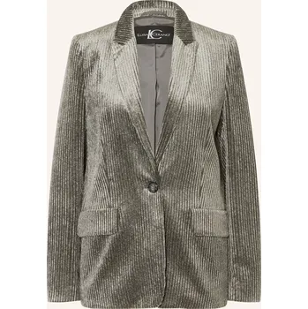 Dámské sako Luisa Cerano Dámské Sako Z Manšestru S Třpytivou Nití, šedá /...