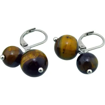 Náušnice Náušnice s kulatými perlami 10mm a 8mm v elegantním designu, stříbrná barva, lehké a stylové.