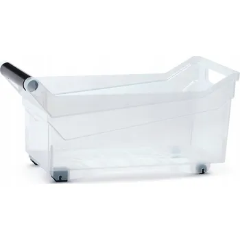 Úložný box Plastový úložný box na kolečkách NUK3L 10 l - průhledná
