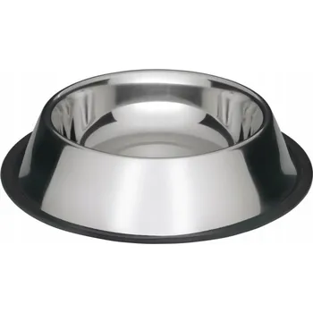 Miska pro psa Jedna kovová miska Trixie stříbrná 0,9 l