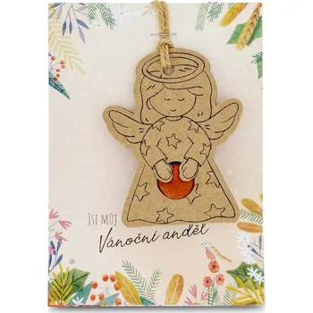 Vánoční dekorace Semínková bomba Vánoční anděl, 1 ks