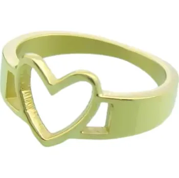 Prsten Prsten ve tvaru srdce se stříbrnou barvou, elegantní design, kód produktu: 7PR17598. 54,4