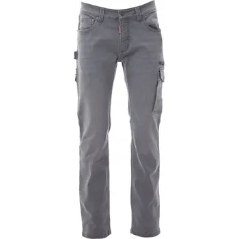 Pracovní obuv Pracovní džíny do pasu WEST PAYPER šedé, velikost 48