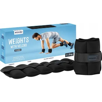 Závaží na ruce a kotníky SPOKEY Form Plus (2 x 3 kg)