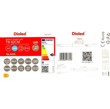 Zářivka DIOLED ZÁŘIVKA DIO-0244 9W T8 60 cm