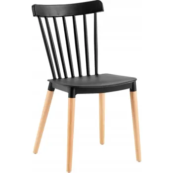 Jídelní židle Židle Kondela plastová černá 1 ks