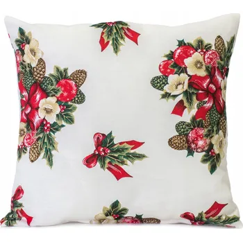 Polštář POVLEČENÍ NA POLŠTÁŘ 40x40 VÁNOČNÍ SVÁTEČNÍ DEKORATIVNÍ DÁREK