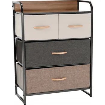 Komoda Komoda Kondela 58 x 29 x 78,5 cm, černá matná