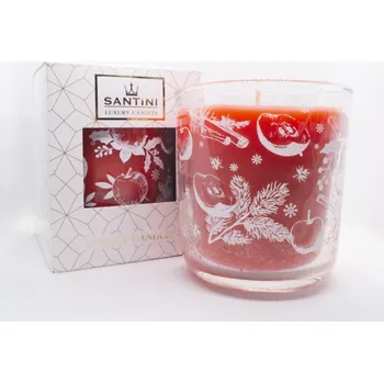Svíčka Santini Luxusní svíčka - Jablko a skořice
