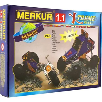 Stavebnice Stavebnice MERKUR 1.1 10 modelů 36x26,5x5,5cm