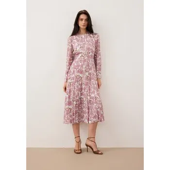 Dámské šaty BIZUU Šaty NYLA Růžová Standard Fit 42