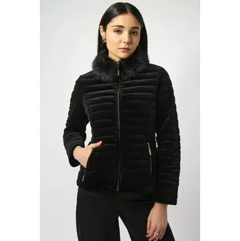 Dámské sako JOSEPH RIBKOFF dámská bunda černá s kožichem