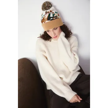 Čepice Čepice Medicine béžová barva RW25-CDD814 08A, vel. ONE SIZE