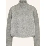 Boss Dámské Sako Jundalini Z Kombinace Materiálů, šedá, 46