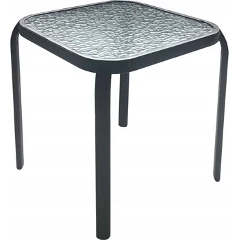 Konferenční stolek Čtvercový stolek Kondela 50 x 50 x 46 cm, černý