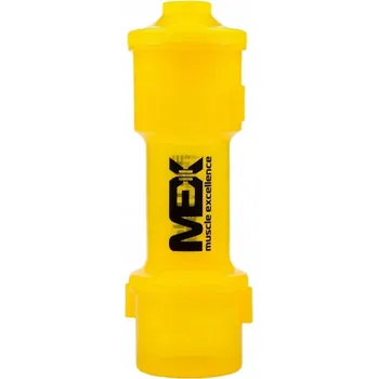 Shaker MEX Nutrition Šejkr Činka 500ml žlutý - těsný - šroubovací nádoba