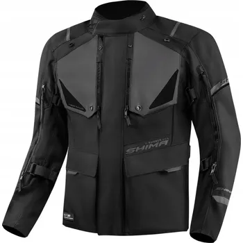 Moto bunda SHIMA RUNNER BLACK MEN, motocyklová bunda vel. XXL