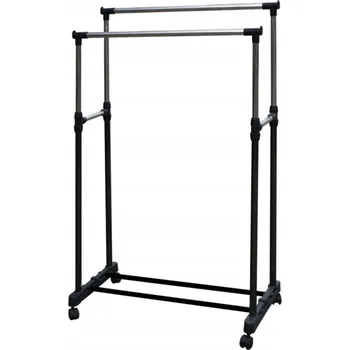 Věšák Stojanový věšák kovový Kondela černý